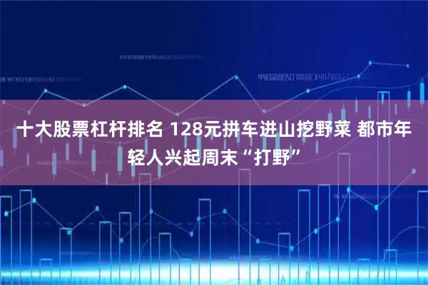 十大股票杠杆排名 128元拼车进山挖野菜 都市年轻人兴起周末“打野”